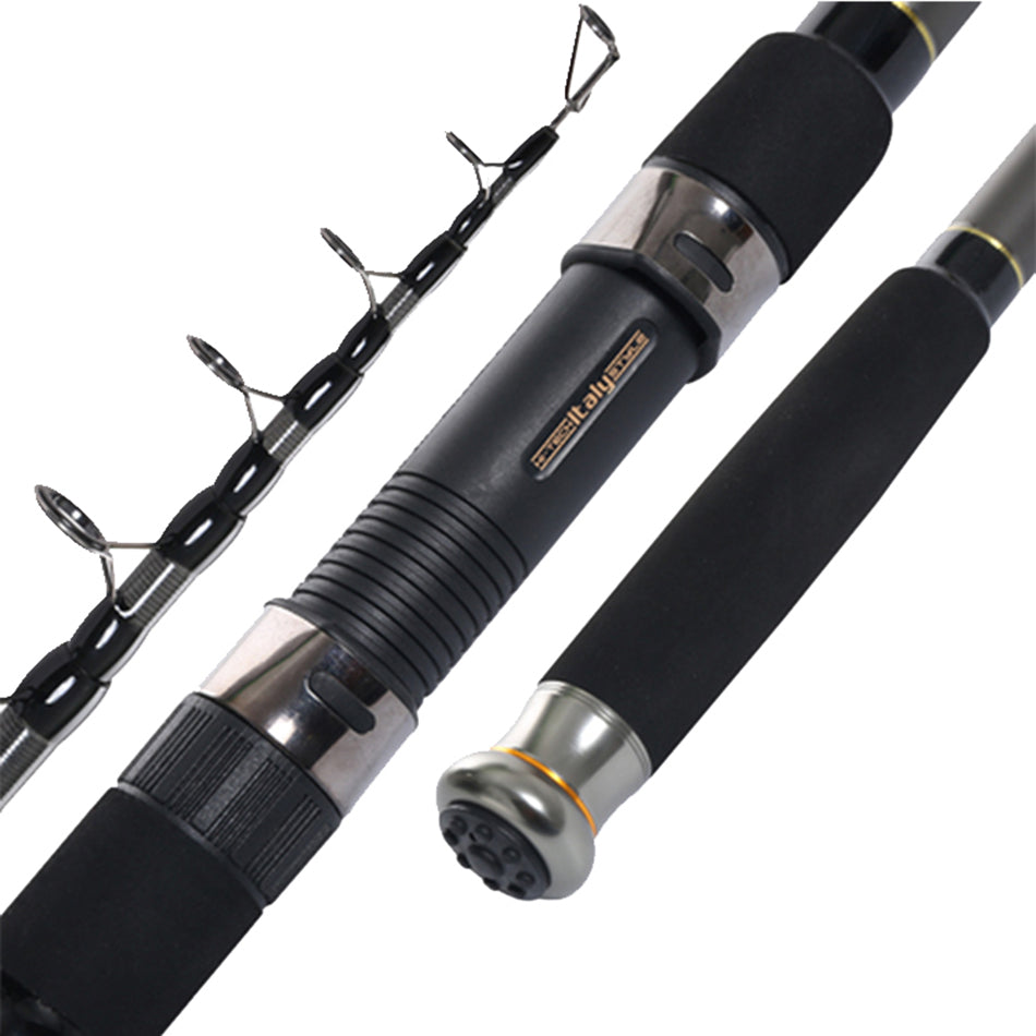 2pcs/pack 3.9m 4.2m 4.5m 5.4m telescopic fishing rod Ultra hard power high carbon fiber rod Far shot sea beach long casting rod