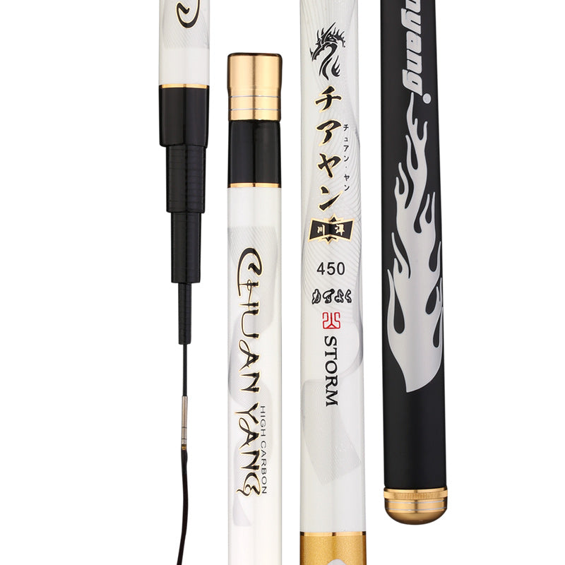 2.7m 7.2m 60T High Carbon Taiwan Fishing Rod Ultra-hard Fishing Canne Peche 28 Tuning Telescopic Fishing Pole Hand Vara De Pesca