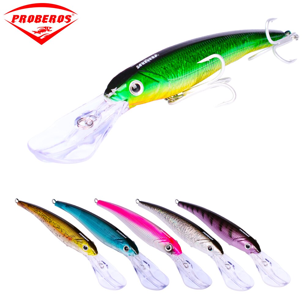 10pcs/lot Fishing Bait Exported to USA 3D Fishing Tackle 10 Colors 31g/17cm High Quality Baits With 1/0 # Hook Fishing Lures