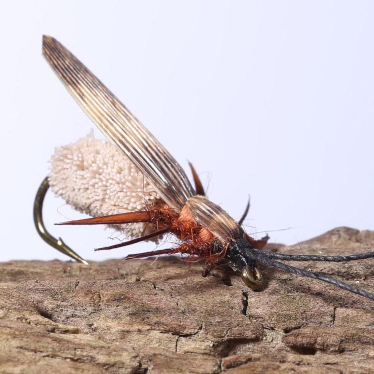 1 dozen vivid bad bug fly fishing lures MWB004 6#