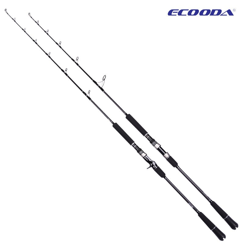 ECOODA EPJ II Full Fuji Parts Single Section 1.6m/1.68m/1.52m Spinning/Casting Rod Corss Carbon Boat Rod Jigging Rod