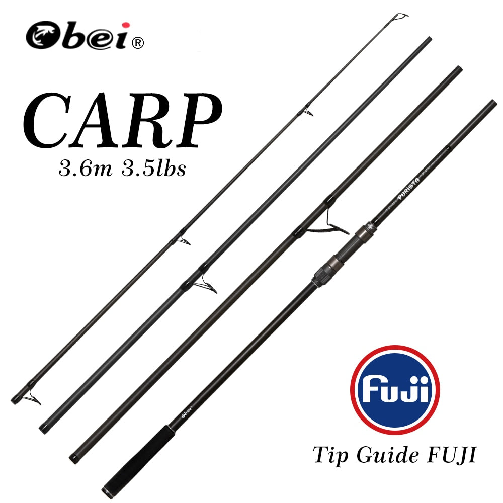 obei carp fishing rod Portable spinning rod 3.60m 3.5lb 40-160g 4sections