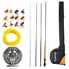 Sougayialng Fly Fishing Rod Set  2.7M 8.86FT #5/6  Fly Rod and Fly Reel with Fishing Bag Line Accessories Lures Box Combo