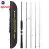 Tsurinoya PARTNER 4Sec  2 Tips Fishing Rod 1.88m/L/3-12g 1.91m/UL/2-7g Lure Spinning Rods Casting Rod Pesca Canne A Peche Olta