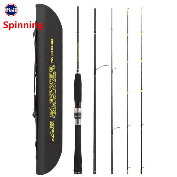 Tsurinoya PARTNER 4Sec  2 Tips Fishing Rod 1.88m/L/3-12g 1.91m/UL/2-7g Lure Spinning Rods Casting Rod Pesca Canne A Peche Olta