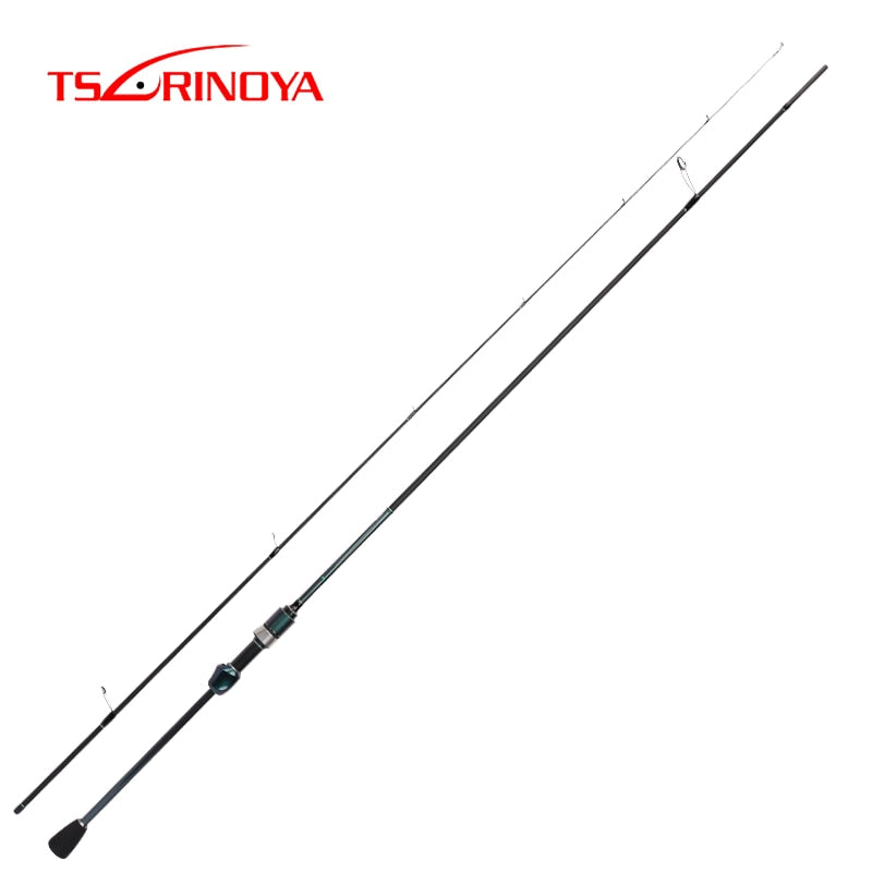 TRUSINOYA UL Spinning Fishing Rod 2.16m 2Sec. Ultra Light Carbon Fiber Lure Rod FUJI Reel Seat Canne A Peche Olta Fishing Tackle