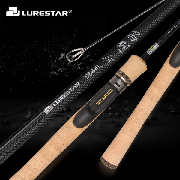 Lurestar 4 Section Travel Spinning Fishing Rod FUJI Reel Seat & Rings High Carbon Fiber 1.9m 2.0m 2.1m Fast Action L ML M Power Jig Rod