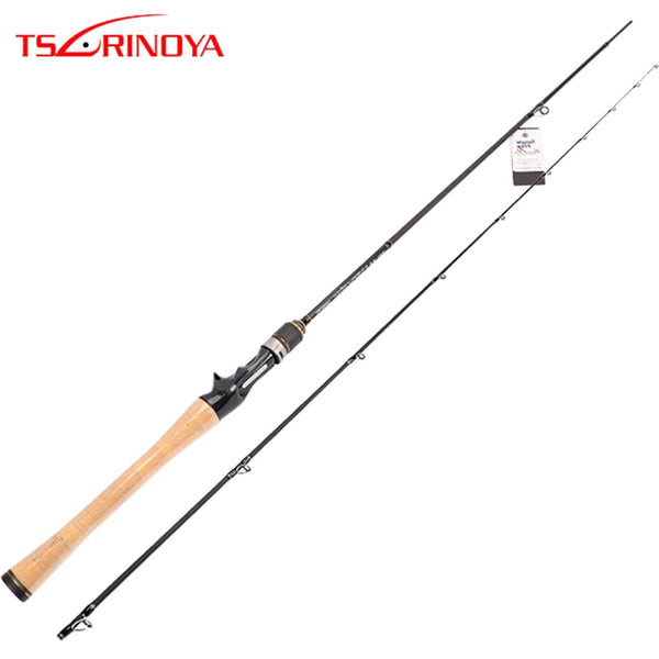 TSURINOYA Casting Rod 632LC 1.91m 3-12g/6-8LB Fast Action Cork Handle Carbon Lure Fishing Rod Pesca Bass Fishing Stick Cane Olta