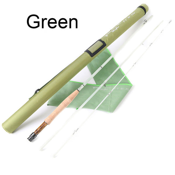 Maximumcatch 7/8/8.6FT 3-6wt Transparent Fiberglass Fly Fishing Rod With Cordura Tube