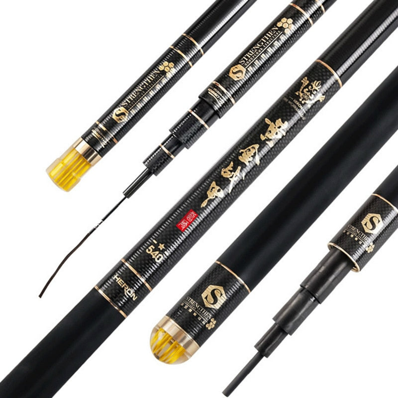 Imported High Carbon Fishing Rod 28 Tone Superhard Hand Pole Ultralight Competition Fishing Rod Special Fishing Equipment Canes