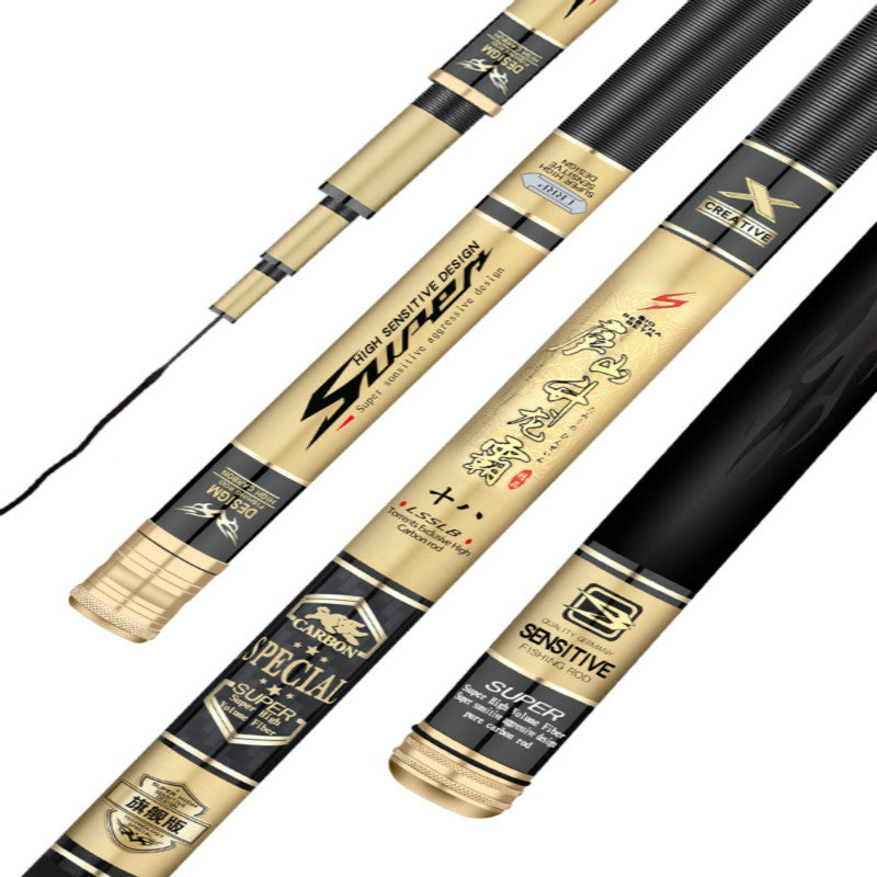 High Carbon Carp Fishing Rod Super Hard Ultra Light Taiwan Fishing Poles 3.6m-7.2m Hand Pesca 28 Tonalty Olta Fishing Equipments