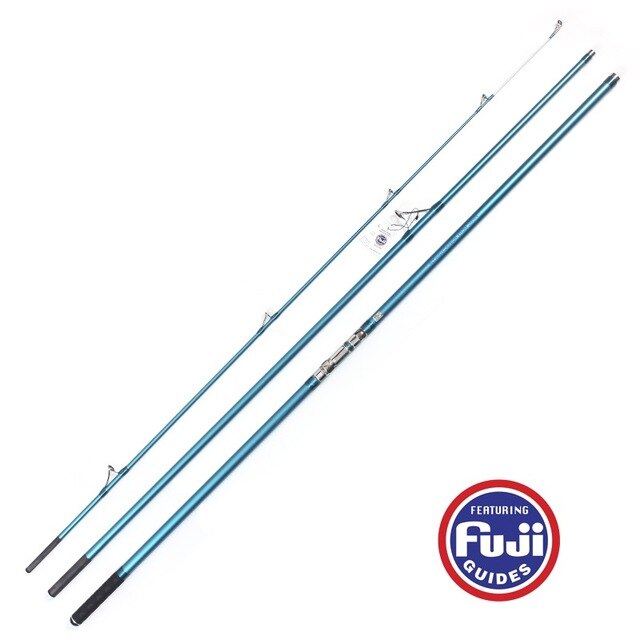 Hunthouse fishing rod 4.2M long surf rod 3 sections high carbon fuji surf casting rod sinker lure weight 100-250G