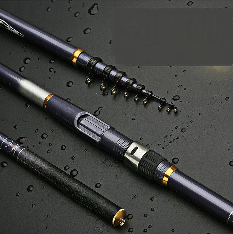 Throw Rods Point Machine Portable Short Rock Fishing Rod Distance Throwing Rod High Carbon Spin ...