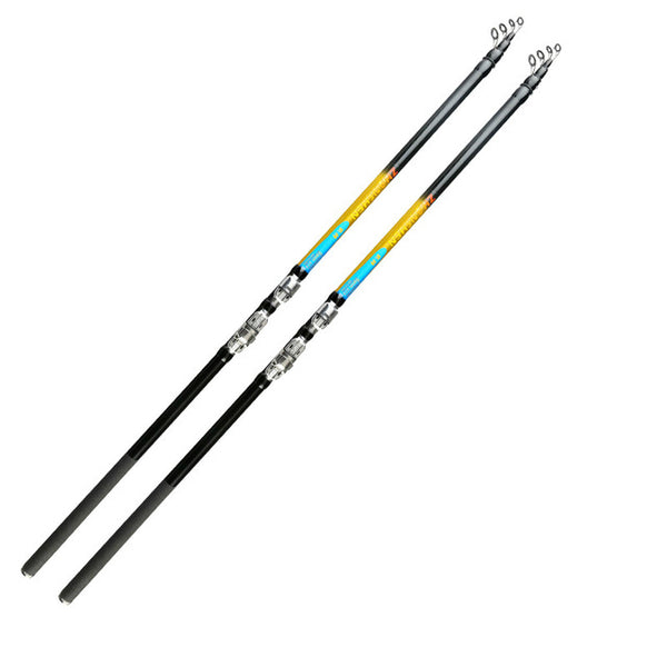 Carbon Fiber Pesca Carp Rock Fishing Rod Set Stream River Seapole Rock Fishing Rod Hard Ultra Light Power Hand Rod with Reel