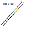 Carbon Fiber Pesca Carp Rock Fishing Rod Set Stream River Seapole Rock Fishing Rod Hard Ultra Light Power Hand Rod with Reel