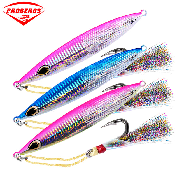 5pcs Lead fish 150g-200g fishing lure 5 color fishing Bait Casting Lure Deep sea Jig Fishing Tackle Exported to Japan