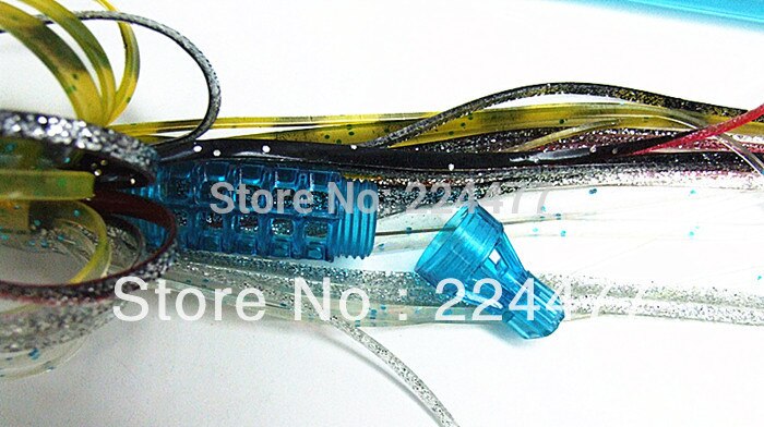 18inch/45cm Big Sea Fishing Lure Big Octopus Baits Big Sea Fishing Tackle Big Trolling Lure Resin head with bait blazer