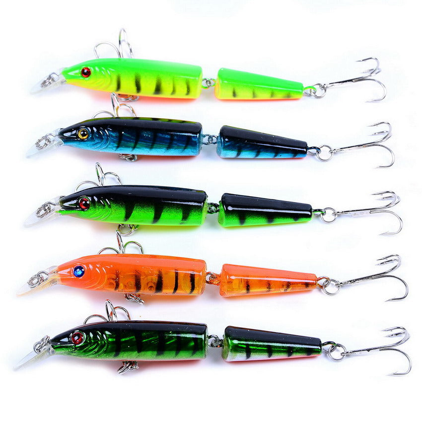 Two Sections Minnow Fishing Lures 10.5cm/9.46g Crankbait  Hard Baits Fishing Tackle Wobbler Japan Pesca isca 100pcs/lot