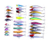 ThunderShower 1000pcs Shrimp Soft 8cm 5.3g Artificial Bait With Glow Hook Swivels Fishing Lure