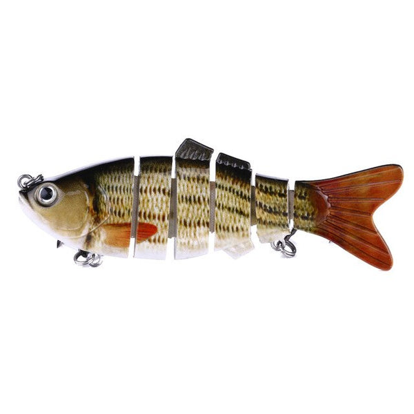 60pcs 6 Segment 10cm 20g Wobblers Lifelike Fishing Lure Swimbait Isca Artificial Lures Fishing Tackle