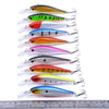 CrankBait 10.5cm 9.5g /11cm 10.4g Hard Bait Minnow Streak Fishing Lures Bass Fresh Water Hook Diving Perch Wobbler Fish 100pcs