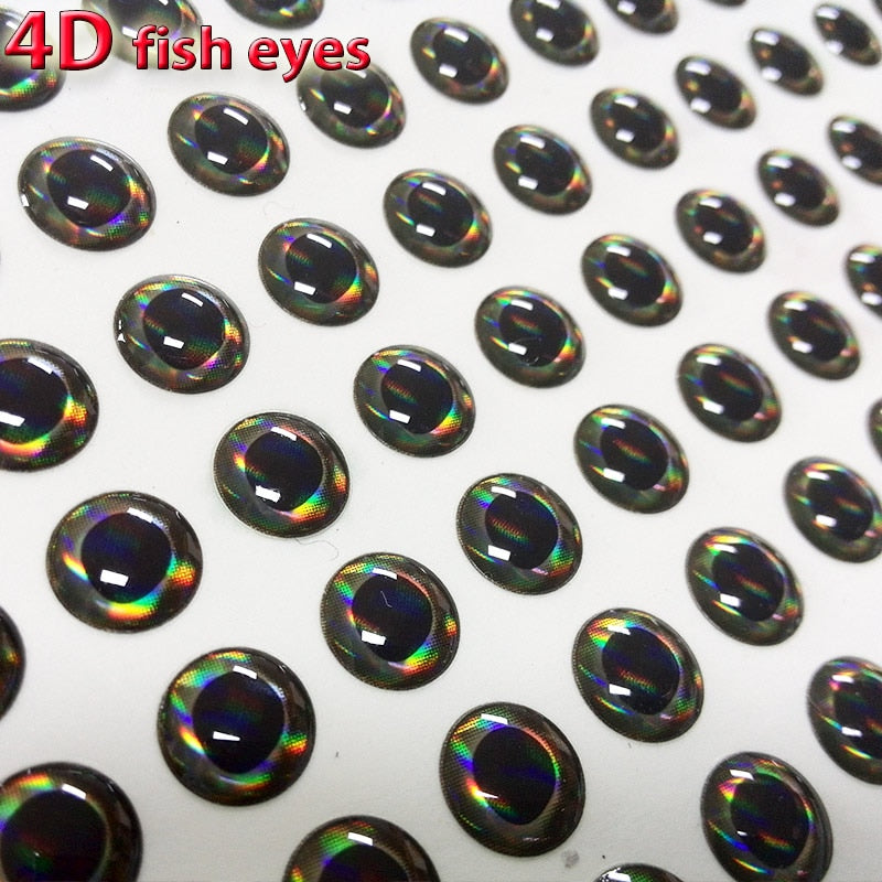 4D fishing lure eyes size 4mm  quantity:10000pcs/lot free shipping to you