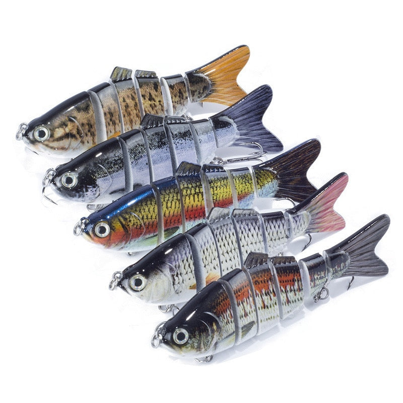 Sinking Bass Fishing Lure Boat Fishing Sea Fishing Jerkbait Buster Jerk Big VIB Baits Thorn Hooks 5pcs/lot