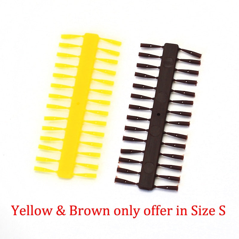 Wholesales 500PCS Quick Stops Carp Fishing Accessories for Hair Rig Boilies Pellet Bait Stoper Method Feeder Fishing Tackle