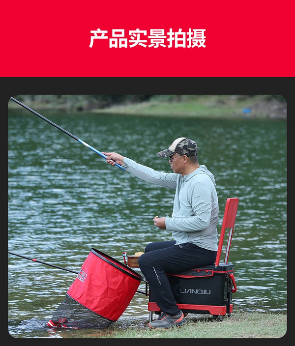 50 Compartments big Fishing Tackle Box Fish Hooks Baits metal Storage Holder Square Case Pesca Fishing Accessories fishing chair