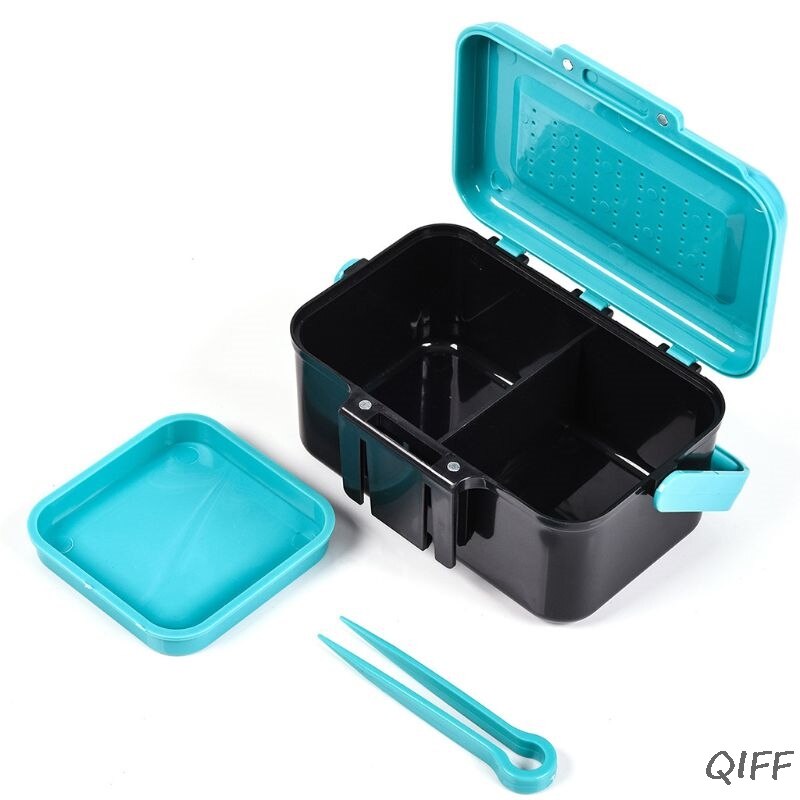 Breathable ABS Plastic Dual-use Fishing Box Bait Worm Lure Storage Supplies Container for Lures Hook Accessories