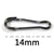 1000Pcs pesca lure accessories Steel barrel Swivel Pin carp Fishing Connector Link Hawaii Rings for sea fishing tackle