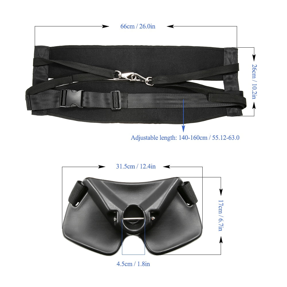 Fishing Strap 140-160cm Fishing Belt Set Boat Fish Rod Holder Pesca Tackle Accessories Fish Gimbal Kit Padded