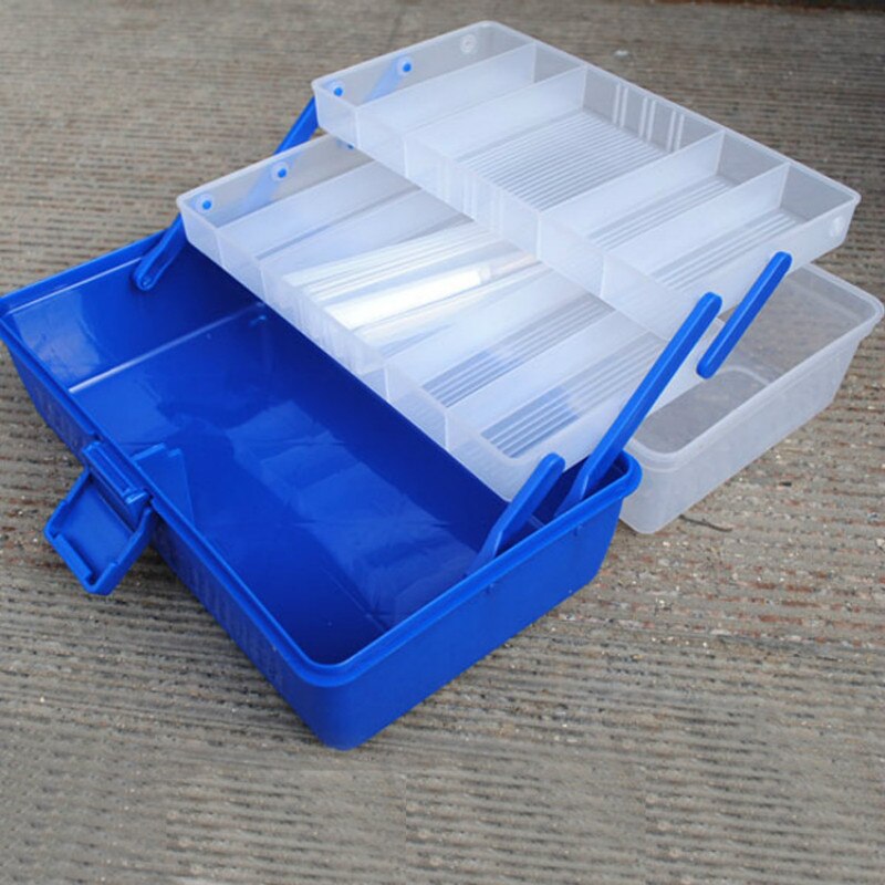 29.4cm * 18.7cm * 15cm Multi-Purpose Toolkit Fishing Bait Fishing Gear Box Road And The Box