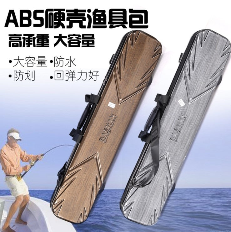 95*18*13cm Multifunctional Raft Rod bag PC hard shell Micro lead lure Rod bag Special waterproof fishing rod Accessories bag
