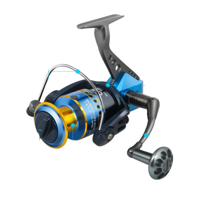 Spinning Fishing Reel Telescopic Fishing Wheel Rock Fishing Carretilha Pesca Distance Throwing Molinete Peche Fishing Accessory