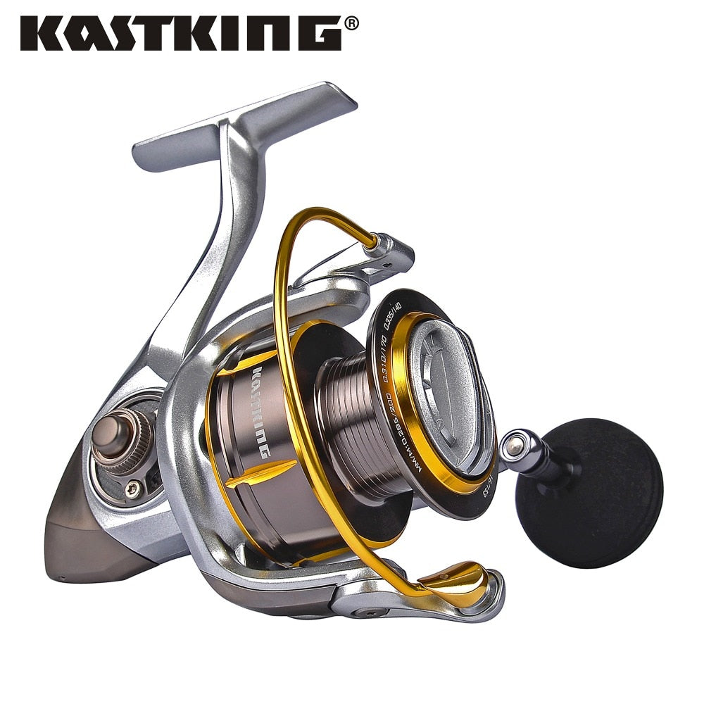 KastKing Kodiak Saltwater Spinning Reel Larger Aluminum Spool 18KG Drag Boat Fishing Reel with 11 Ball Bearings 5.2:1 Gear Ratio