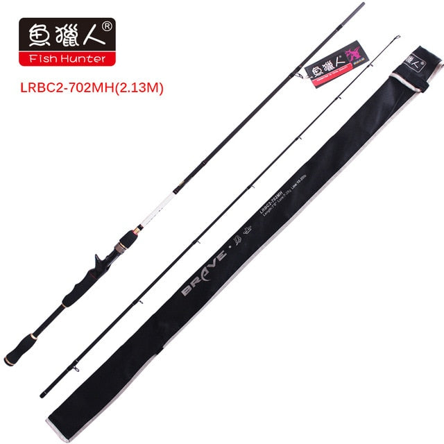 lure fishing rod Brave lure rod spinning & casting carbon High quality free shipping