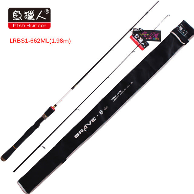 lure fishing rod Brave lure rod spinning & casting carbon High quality free shipping