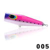 HUXIAO170mm  220g Fishing lure Floating Cup-mouth Popper  Handmade Wooden Plug   Fishing Lure  Big GT  Tuna SFT Brand