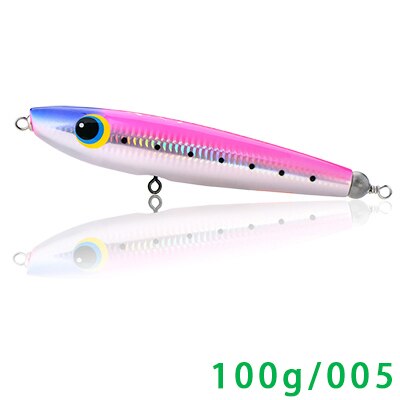 FEIYU 170mm 100g Fishing Lure Sinking  Wooden Pencil  Popper  Hand-made  Sea Fishing  Yellow Tail   SFT Brand