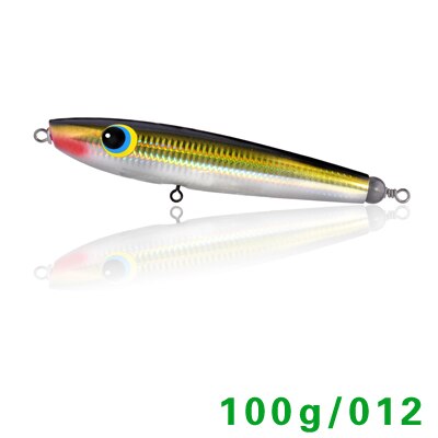 FEIYU 170mm 100g Fishing Lure Sinking  Wooden Pencil  Popper  Hand-made  Sea Fishing  Yellow Tail   SFT Brand