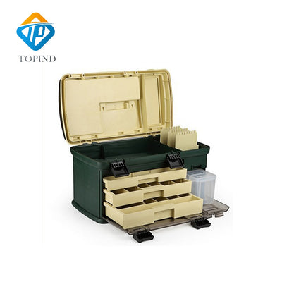 4pcs 550*300*300mm PP+PC+TPE Big Fishing Tackle Box High Quality TPE Handle Fishing Box Carp Fishing Tools Fishing Accessories