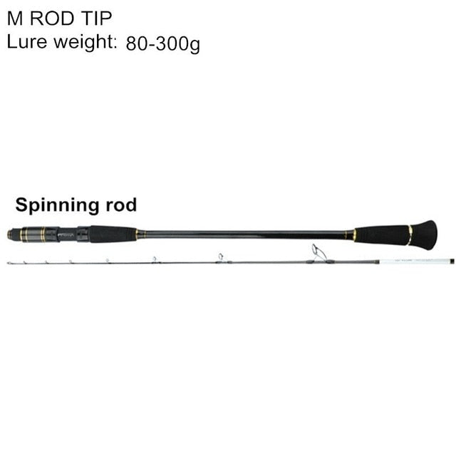 Mavllos Slow Jigging Fishing Rod C.W. 30-200g/80-300g Ultra Light High Carbon Fishing Casting Rod Spinning 45cm Rod Handle