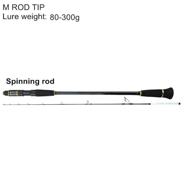 Mavllos Slow Jigging Fishing Rod C.W. 30-200g/80-300g Ultra Light High Carbon Fishing Casting Rod Spinning 45cm Rod Handle