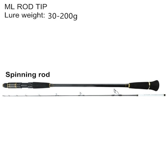 Mavllos Slow Jigging Fishing Rod C.W. 30-200g/80-300g Ultra Light High Carbon Fishing Casting Rod Spinning 45cm Rod Handle