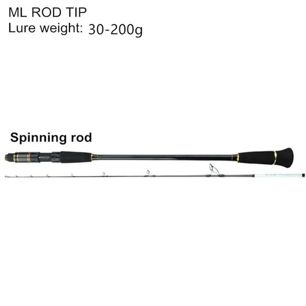 Mavllos Slow Jigging Fishing Rod C.W. 30-200g/80-300g Ultra Light High Carbon Fishing Casting Rod Spinning 45cm Rod Handle