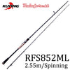 KUYING Rainforest 2.28m 2.4m 2.55m Japanese Carbon Spinning Casting Fishing Rod Lure Fish Pole Medium Fast Action Hard Soft