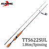 KUYING TETON 1.56m 1.8m 1.86m 1.9m 1.92m 1.98m Super Ultra Soft Light Baitcasting Casting Spinning Lure Fishing Rod Pole Cane Stick Combo FUJI Parts