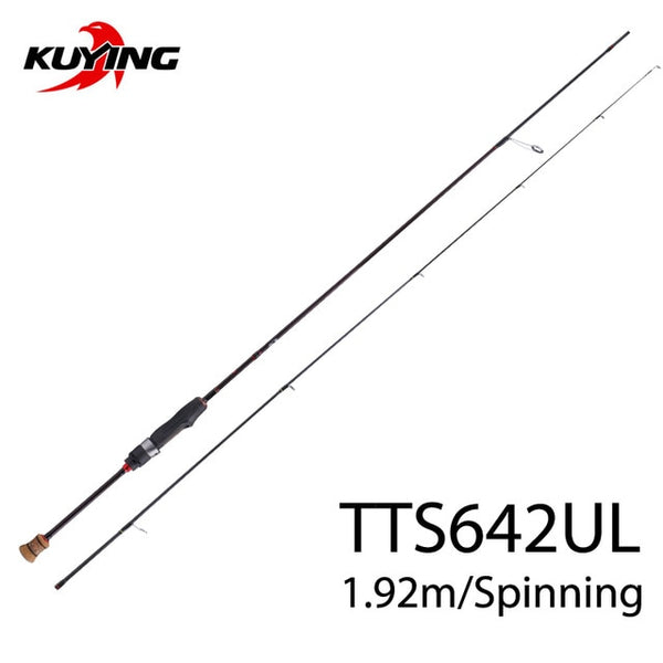 KUYING TETON 1.56m 1.8m 1.86m 1.9m 1.92m 1.98m Super Ultra Soft Light Baitcasting Casting Spinning Lure Fishing Rod Pole Cane Stick Combo FUJI Parts