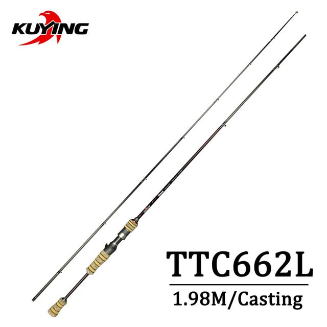 KUYING Teton L 1.98m 6'6'' Baitcasting Casting Spinning Lure Fishing R -  Fischen Store
